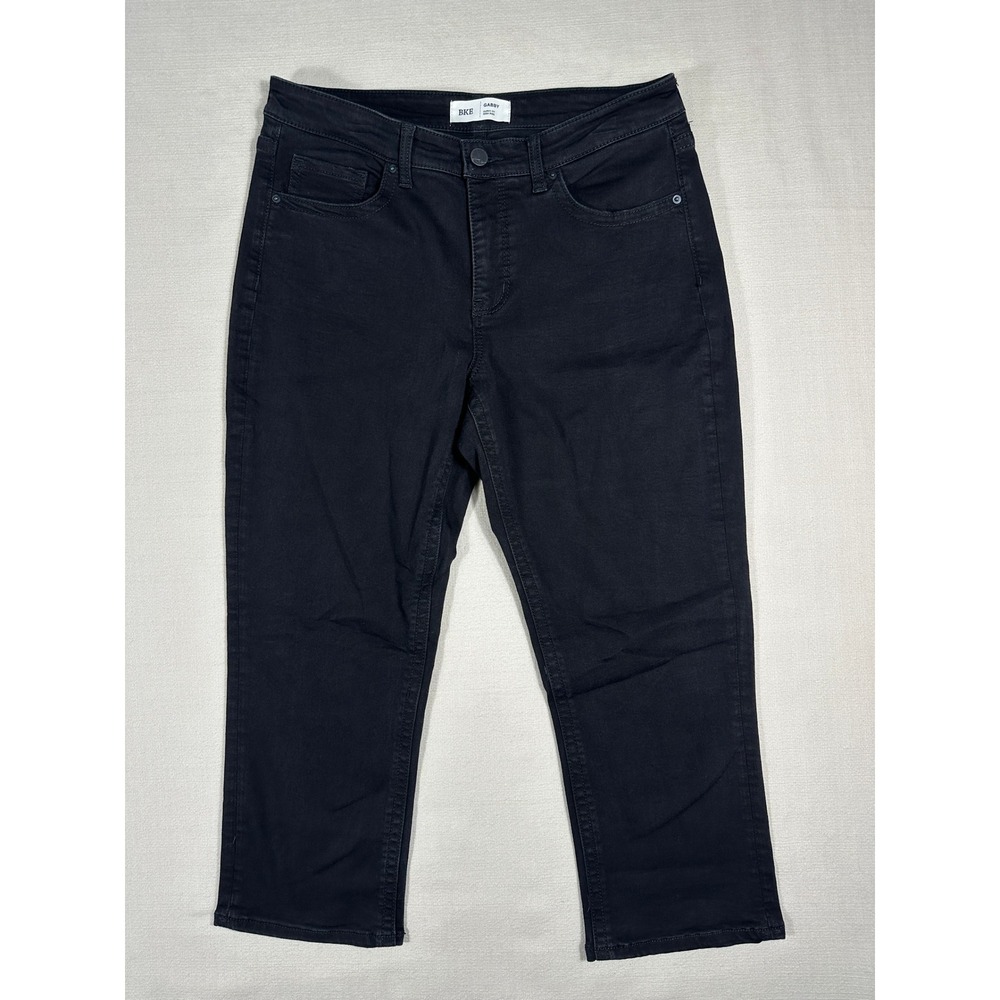 BKE Gabby Jeans Womens 28 Black Excellent Curvy Fit High Rise Cropped Denim